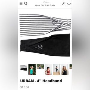 🔥BOGO🔥 Maven Tread in URBAN - 4'' Headband (Set of 2)